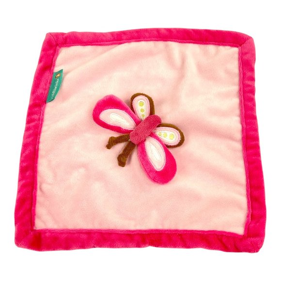 Tiddliwinks Butterfly Pink Baby Security Blanket - Picture 8 of 8